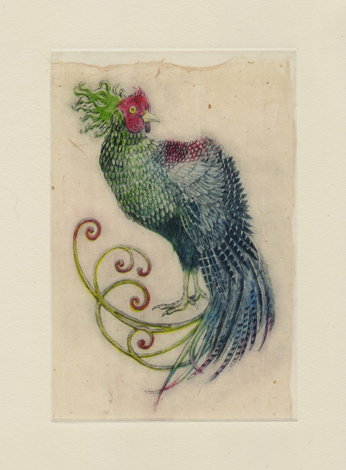 Luan (drypoint etching by Yaemi Shigyo)