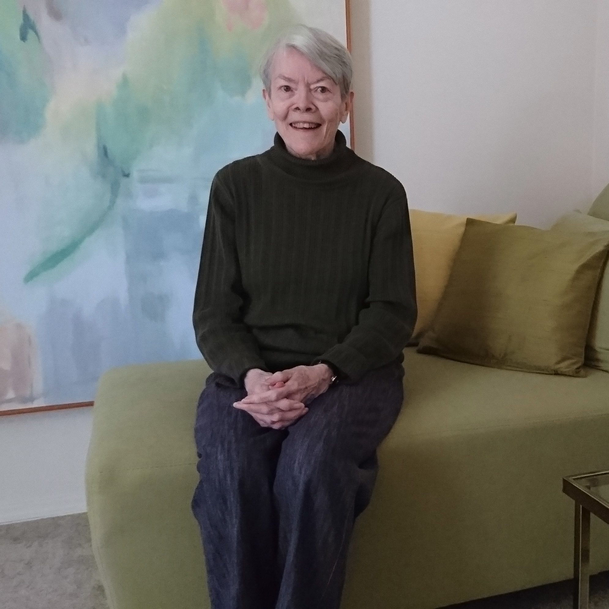 Frances at home in 2017