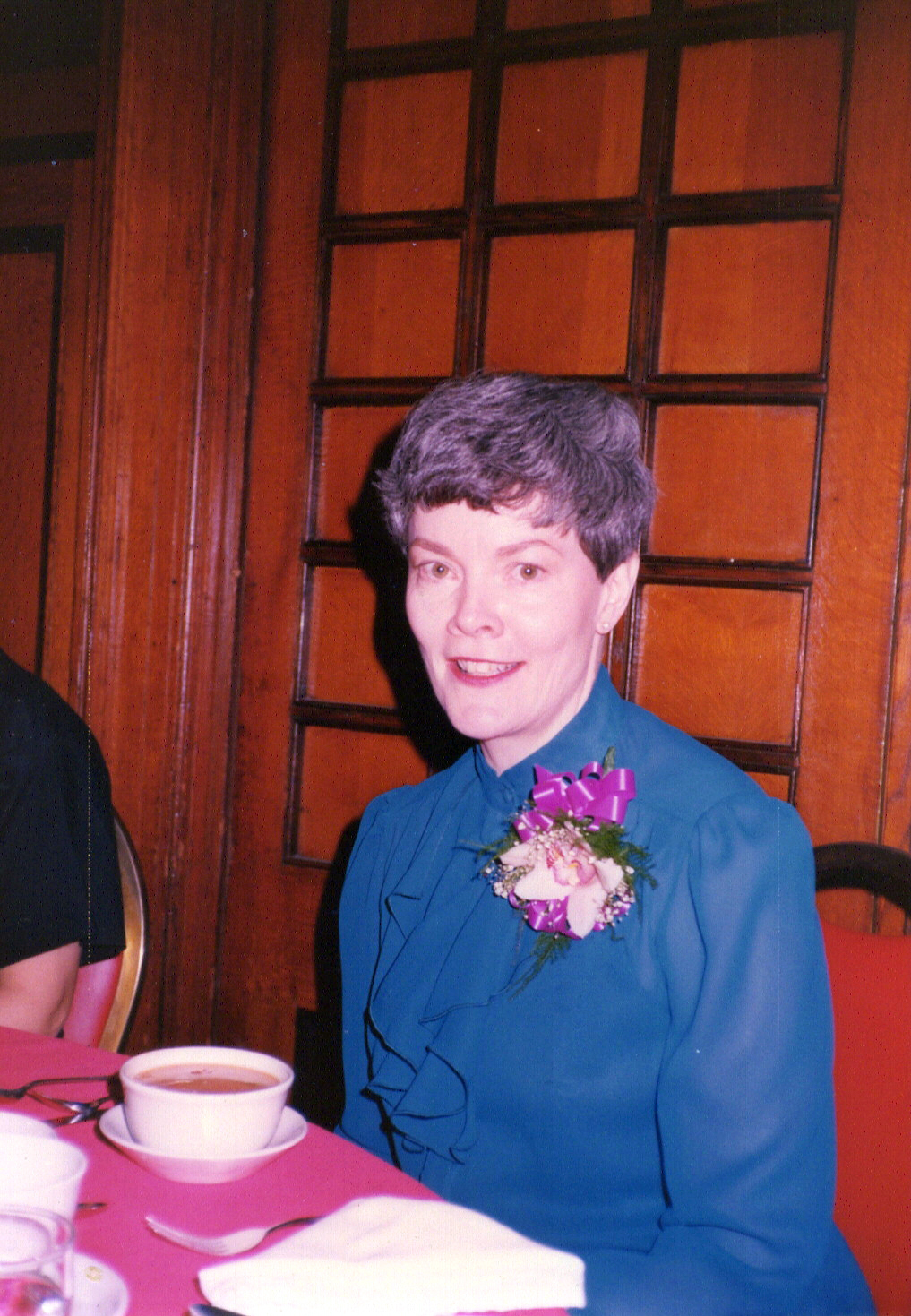 Frances's farewell lunch in 1984