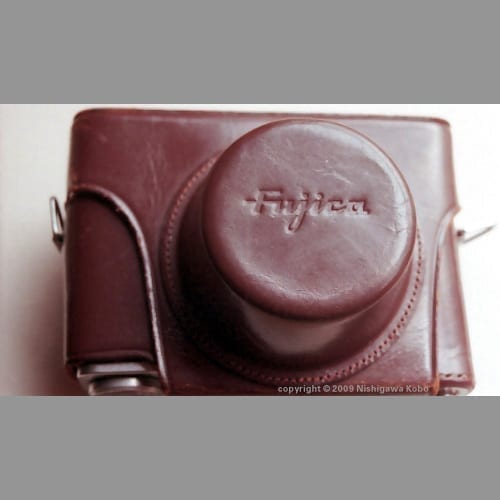 Fujica 35-ML in its leather case