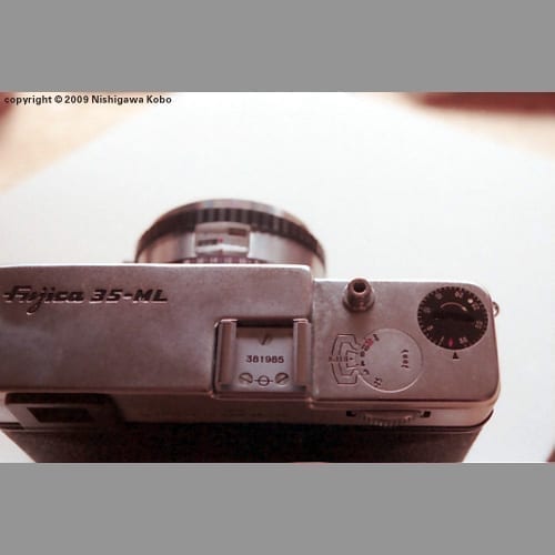 Fujica 35-ML from above