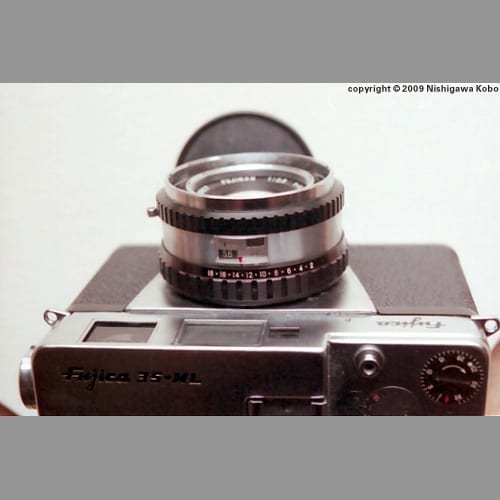 Fujica 35-ML from above